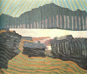 Vista de Capolago Ticino de Giovanni Giacometti